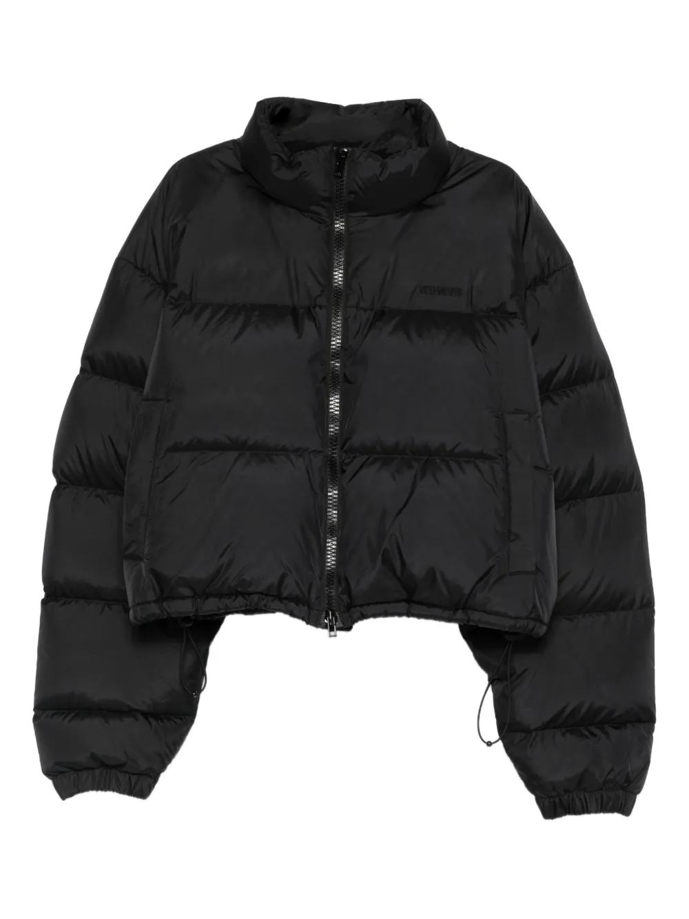 Vetements X Alpha Industries Logo-embroidered Bomber Jacket In Black