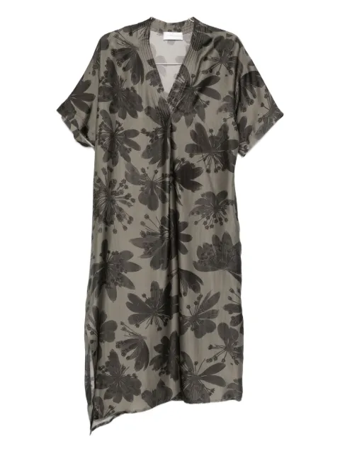 Christian Wijnants Dives floral v-neck dress