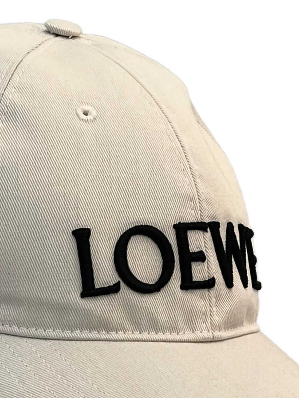 Loewe Louis Wain Logo-detail Baseball Cap In Neutral