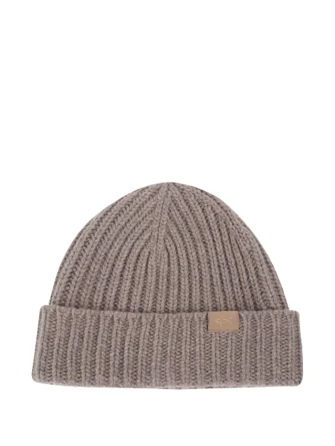 Paul & Shark ribbed beanie hat