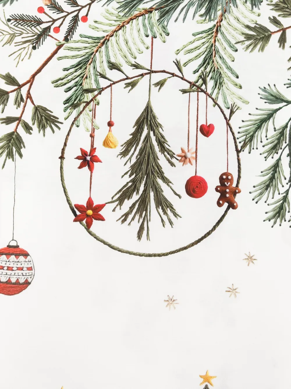 Tessitura Toscana Telerie Marzape Floral-print Tableware (170cm X 270cm) In Multi