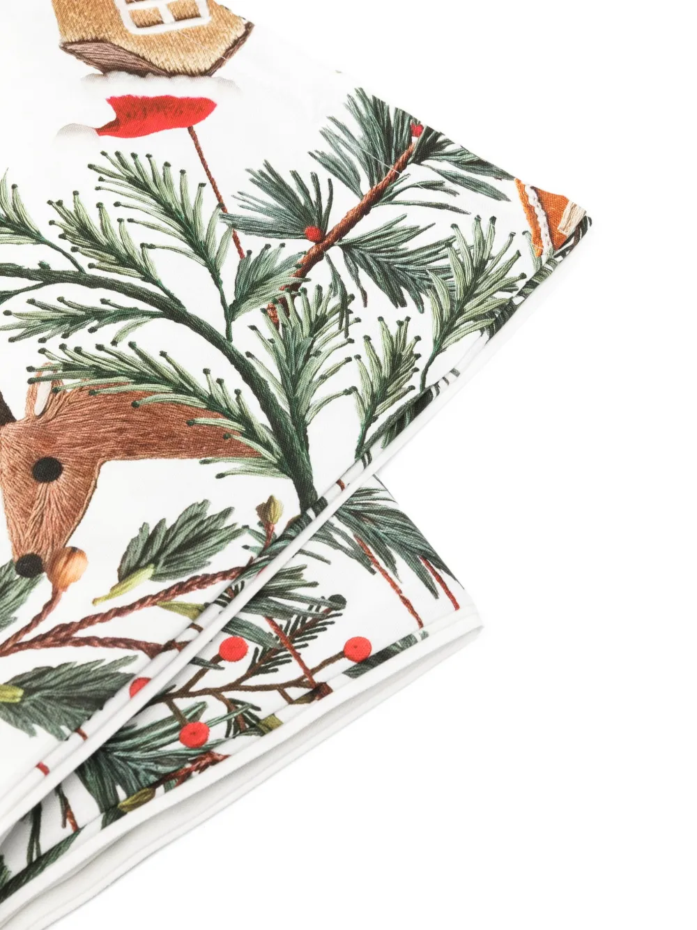 TESSITURA TOSCANA TELERIE Marzape floral-print tableware (170cm x 270cm) | Tableware | Image 2