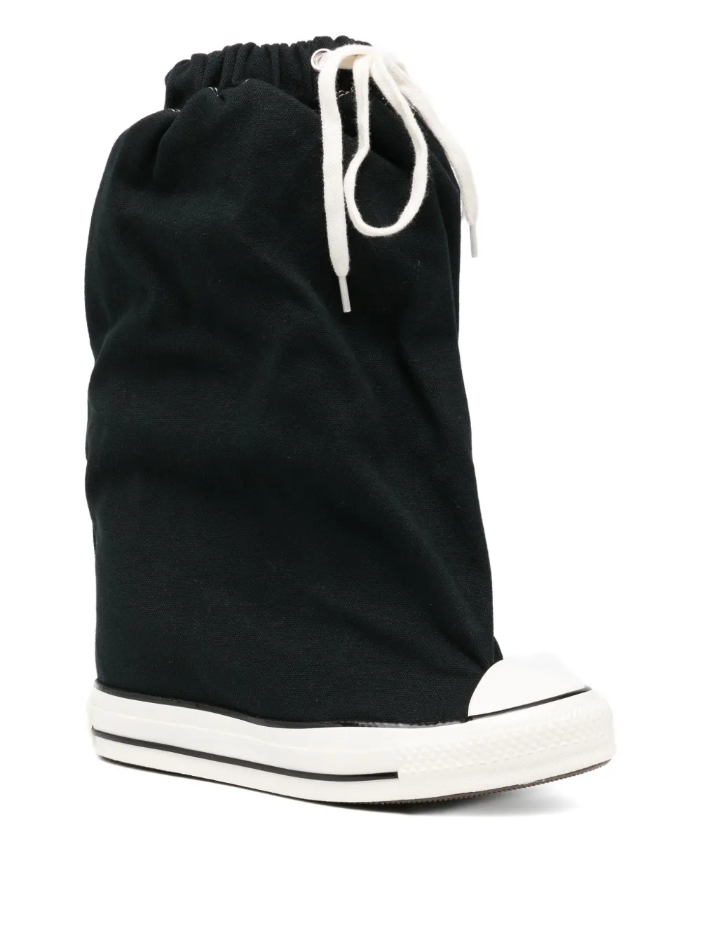 Vaquera tenis con agujetas de Rick Owens DRKSHDW x Converse | Tenis Altos | Image 2
