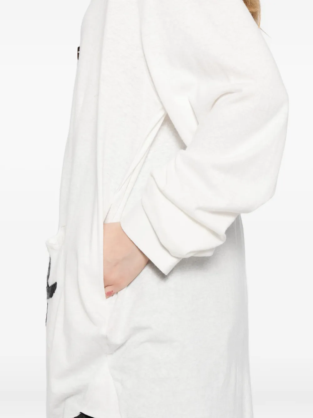 Gg In Red Birdwatcher Shirt In White