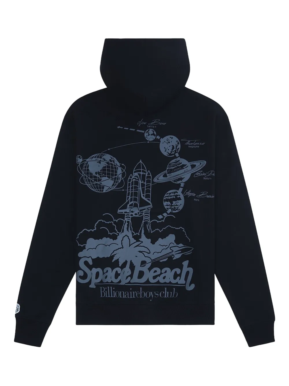 Billionaire Boys Club New Bora Cotton Graphic Hoodie In Black