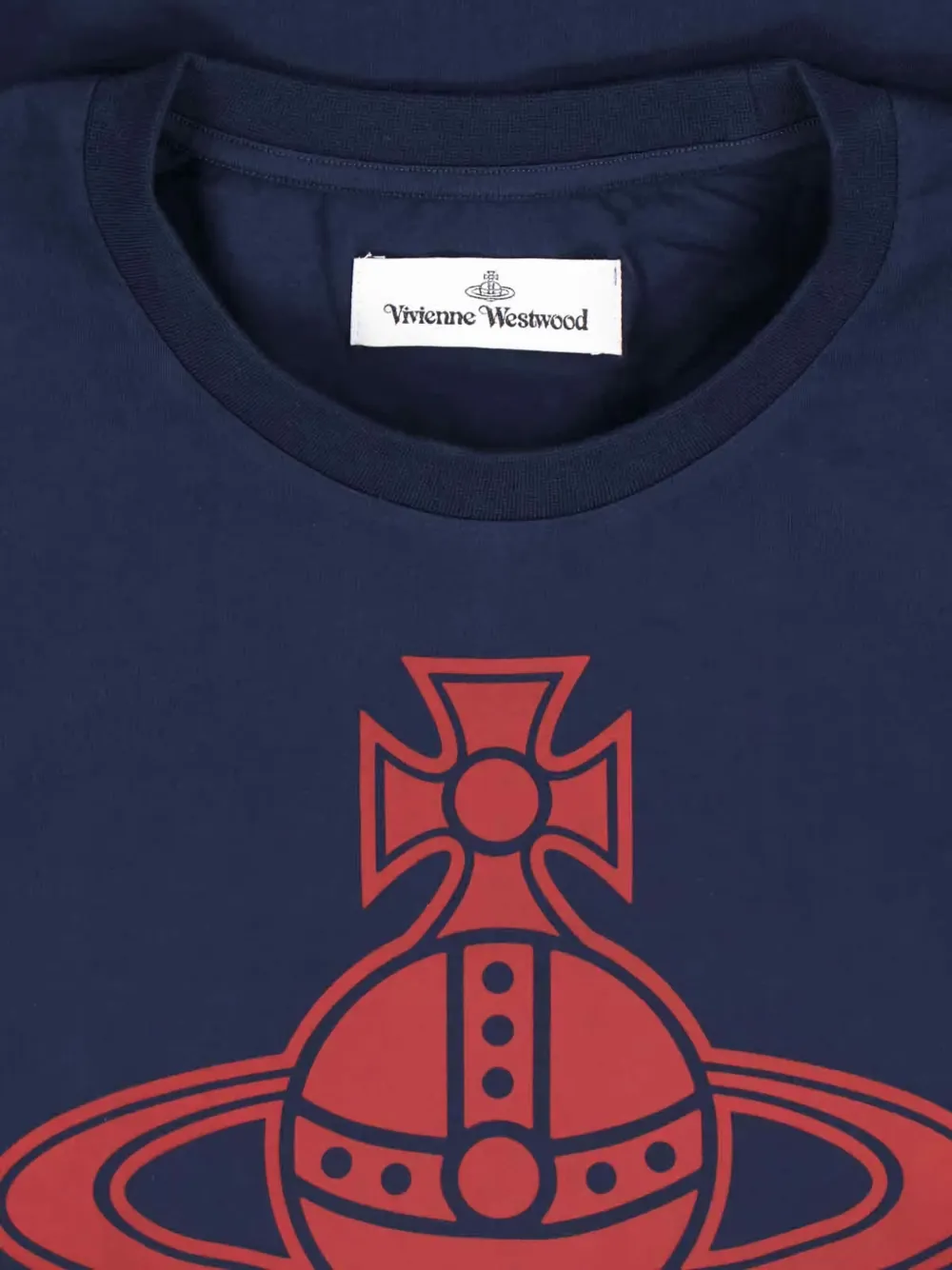 Vivienne Westwood Paris Orb Graphic T-shirt In Blue