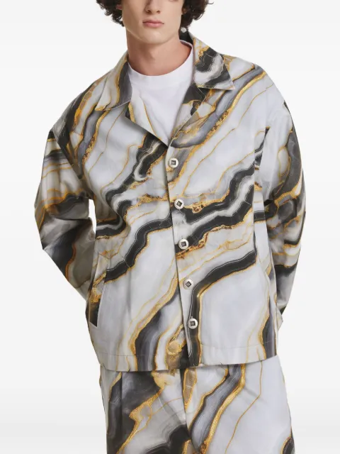 IRINA VOINEA Marble overshirt