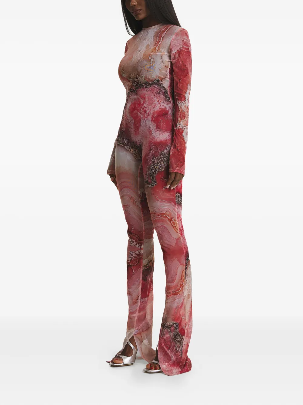 IRINA VOINEA long-sleeve bodysuit - Roze