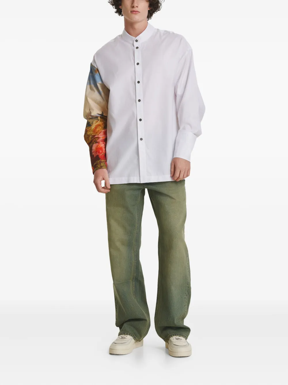 IRINA VOINEA Hybrid shirt - Wit