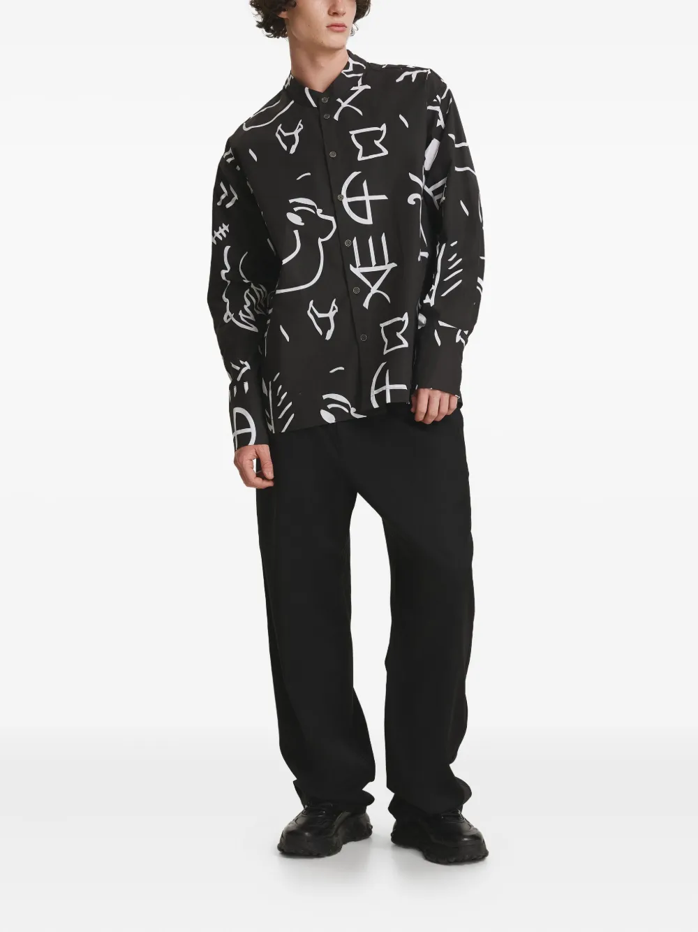 IRINA VOINEA Tărtăria shirt - Zwart