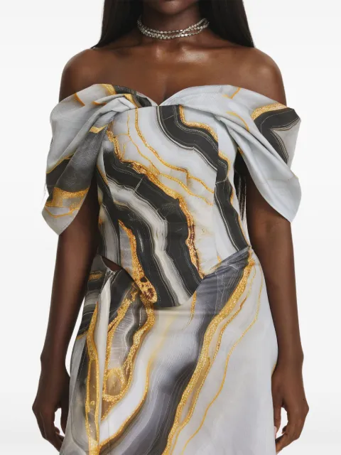 IRINA VOINEA corset Marble