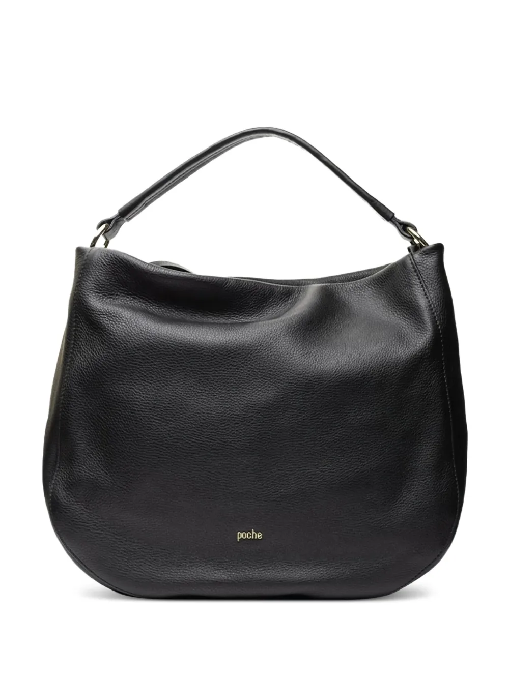 Poche Paris leather tote bag - Nero