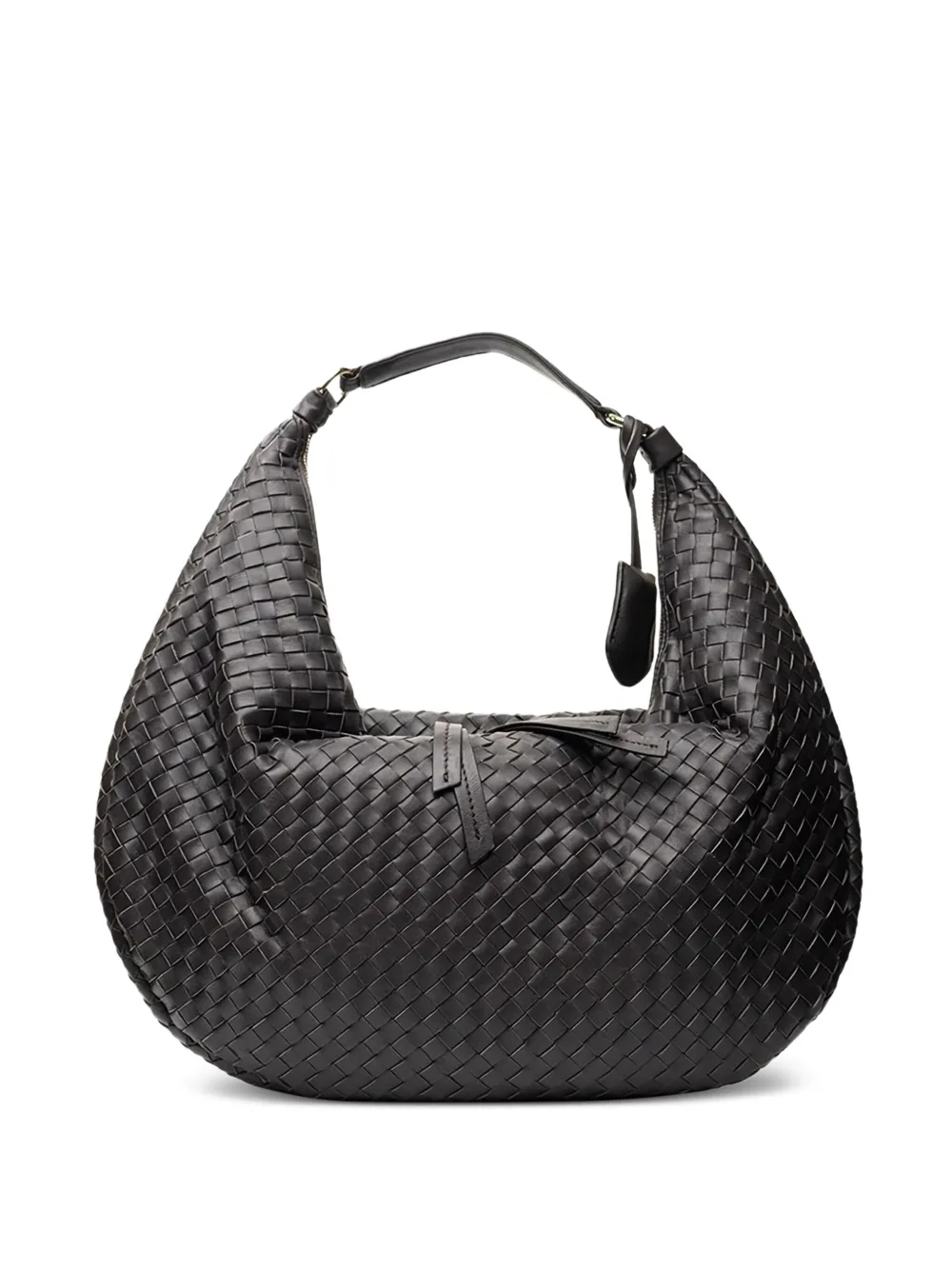 Poche Paris woven tote bag - Nero