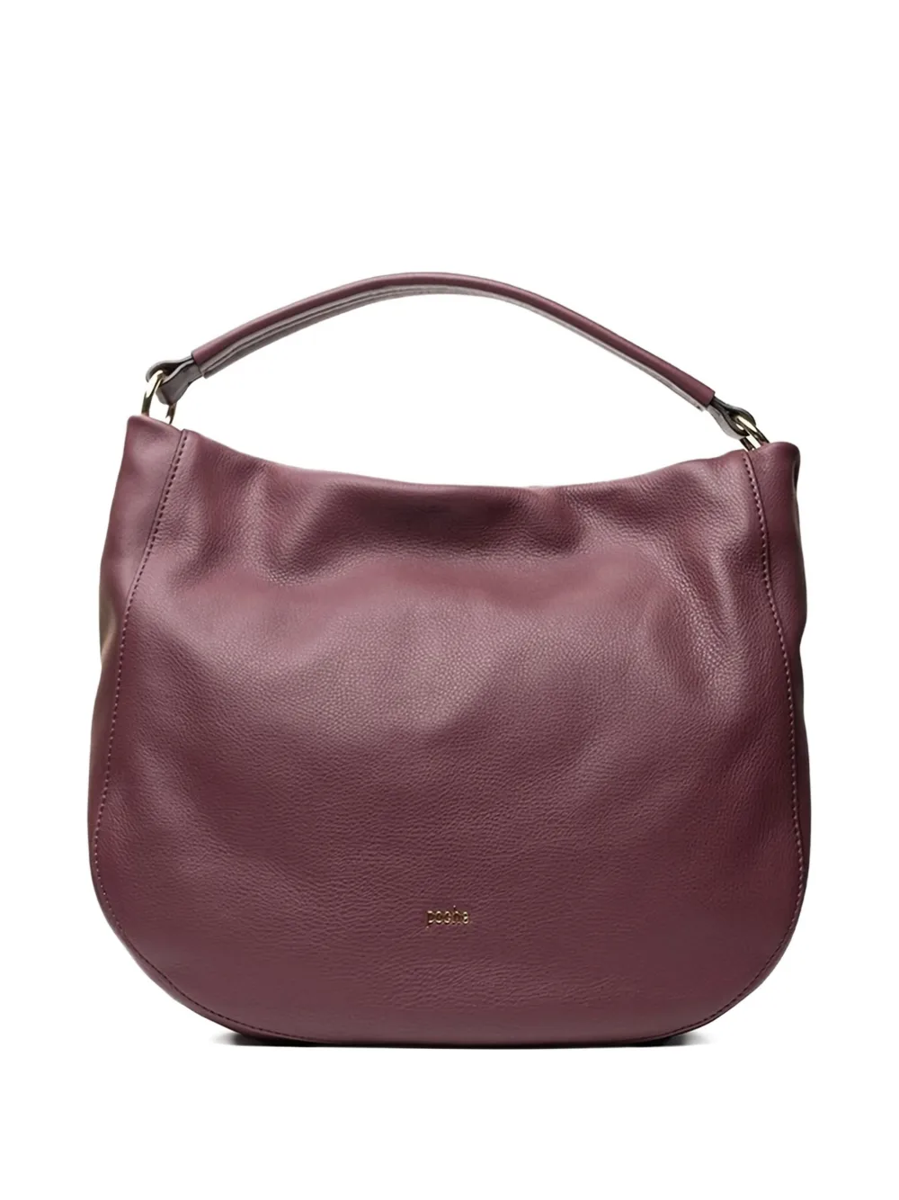 Poche Paris Leather Tote Bag In Red