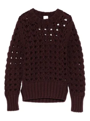 Isabel Benenato オープンニット Vネックセーター | レッド | FARFETCH JP