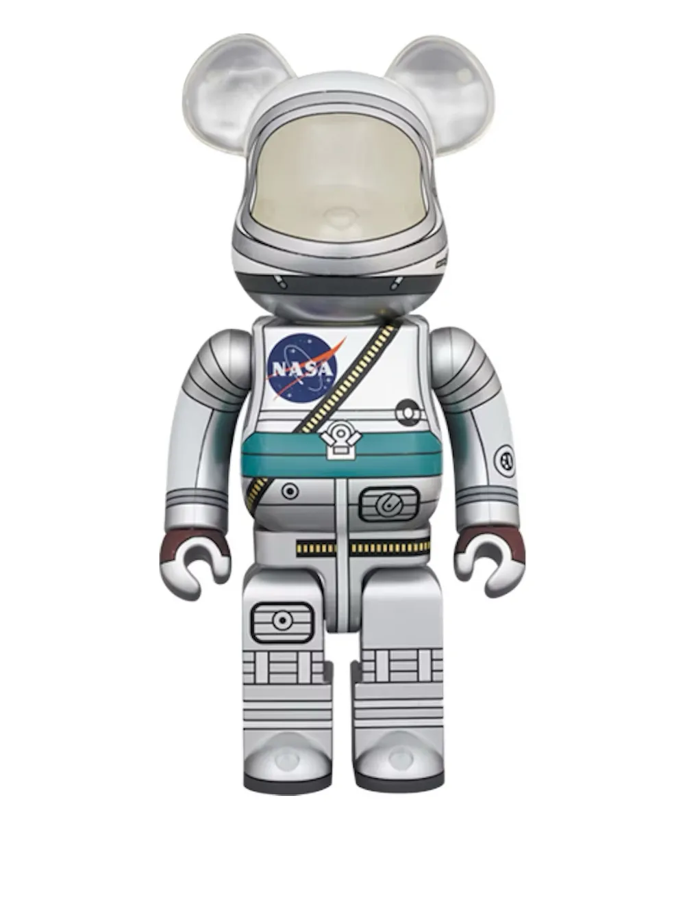 MEDICOM TOY x Nasa BE@RBRICK 1000% fugure - Argento