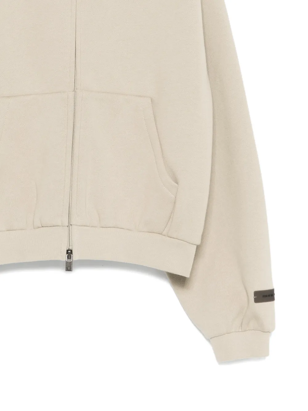 FEAR OF GOD ESSENTIALS KIDS Hoodie met rits Beige