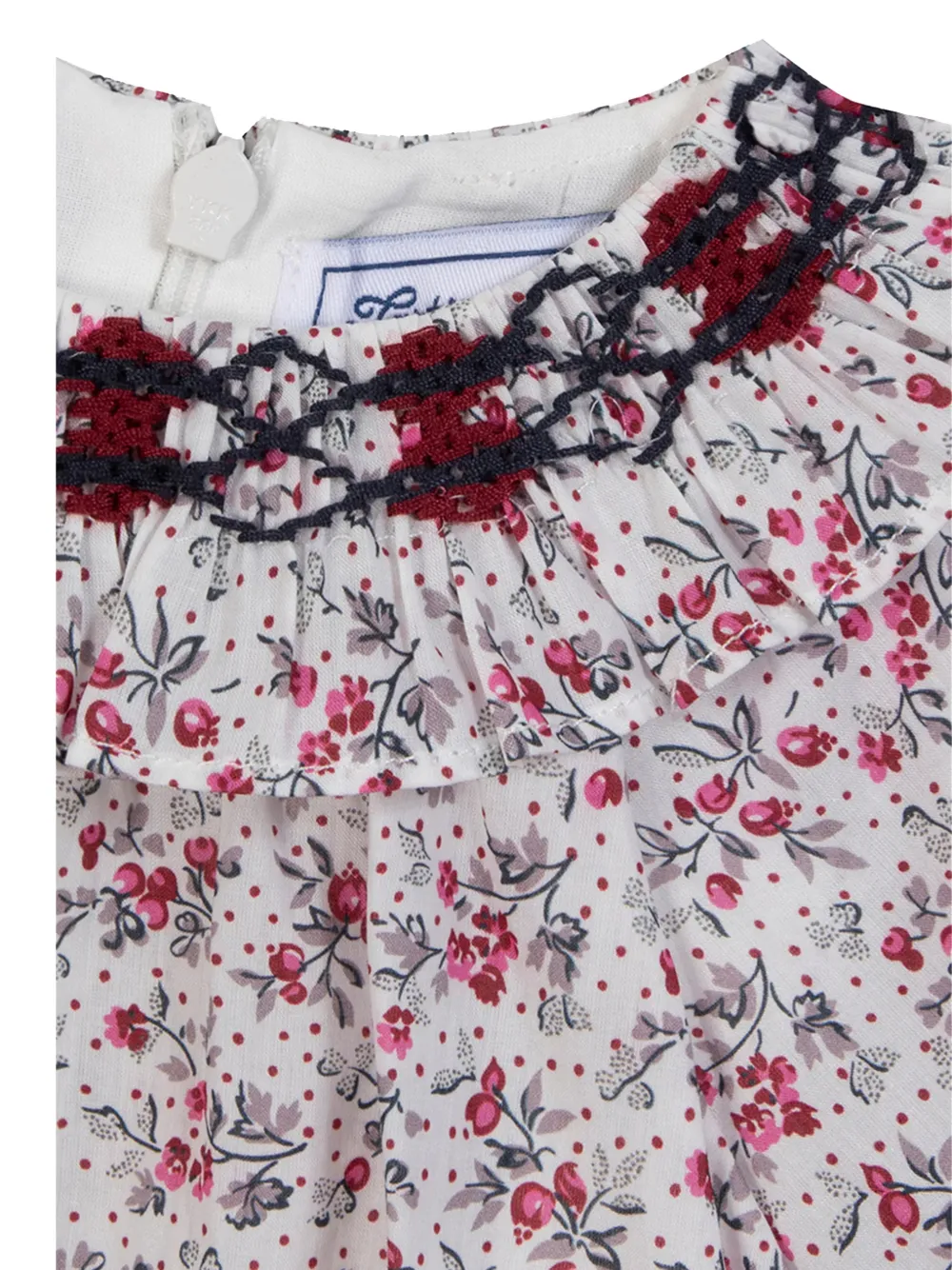 Tartine Et Chocolat Shirt met geborduurde bloemen Wit