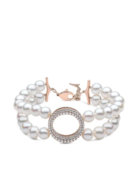 Yoko London bracelet en or rose 18ct à diamant