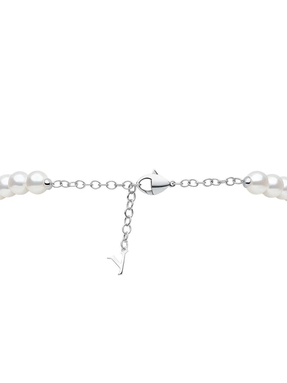 Yoko London 18k White Gold Pearl And Diamond Necklace In White