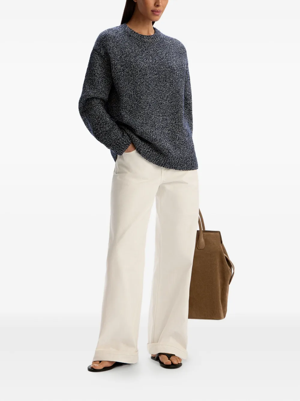 12 STOREEZ Trui met ronde hals Blauw