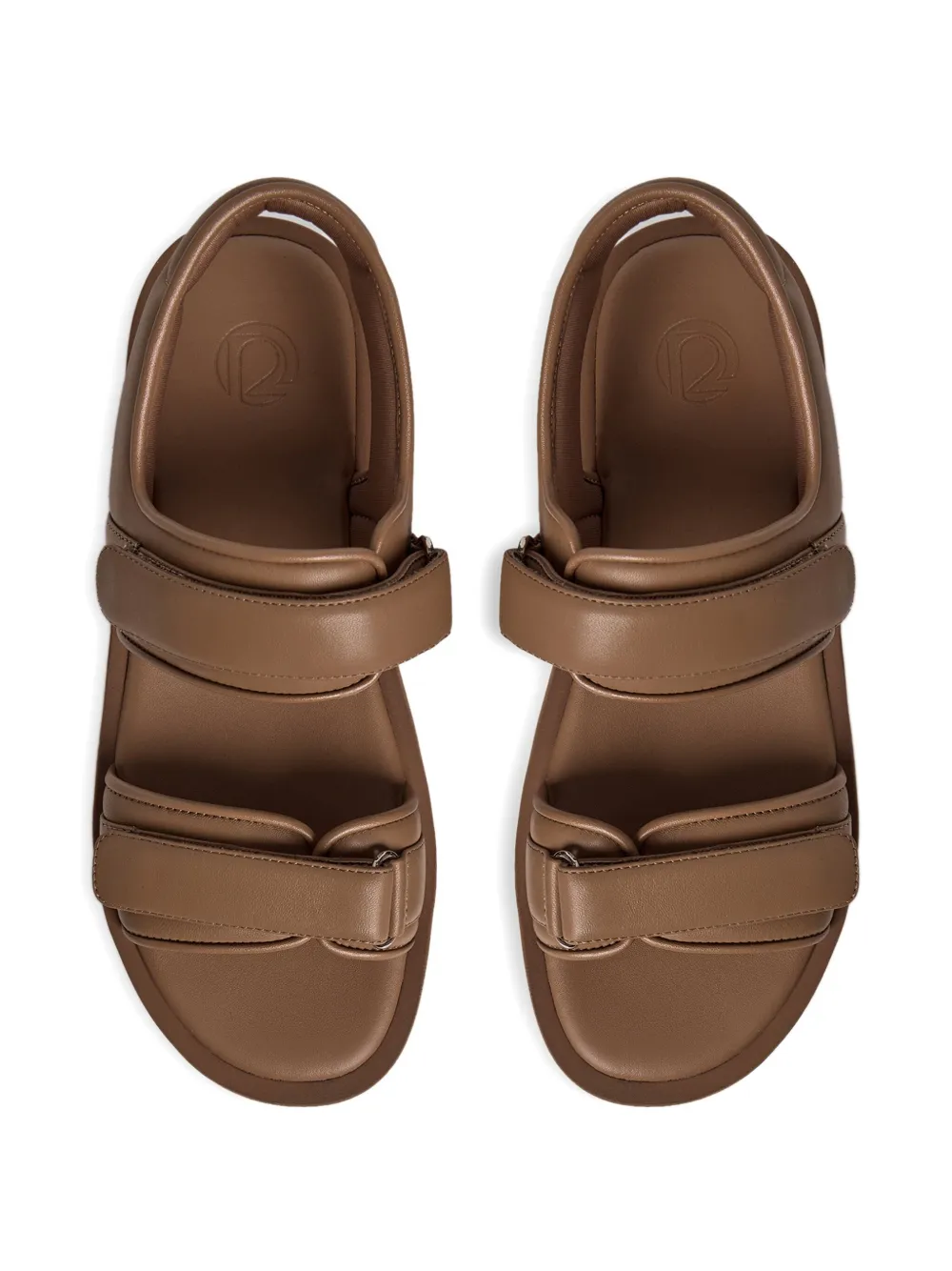 12 STOREEZ Leren sandalen Bruin