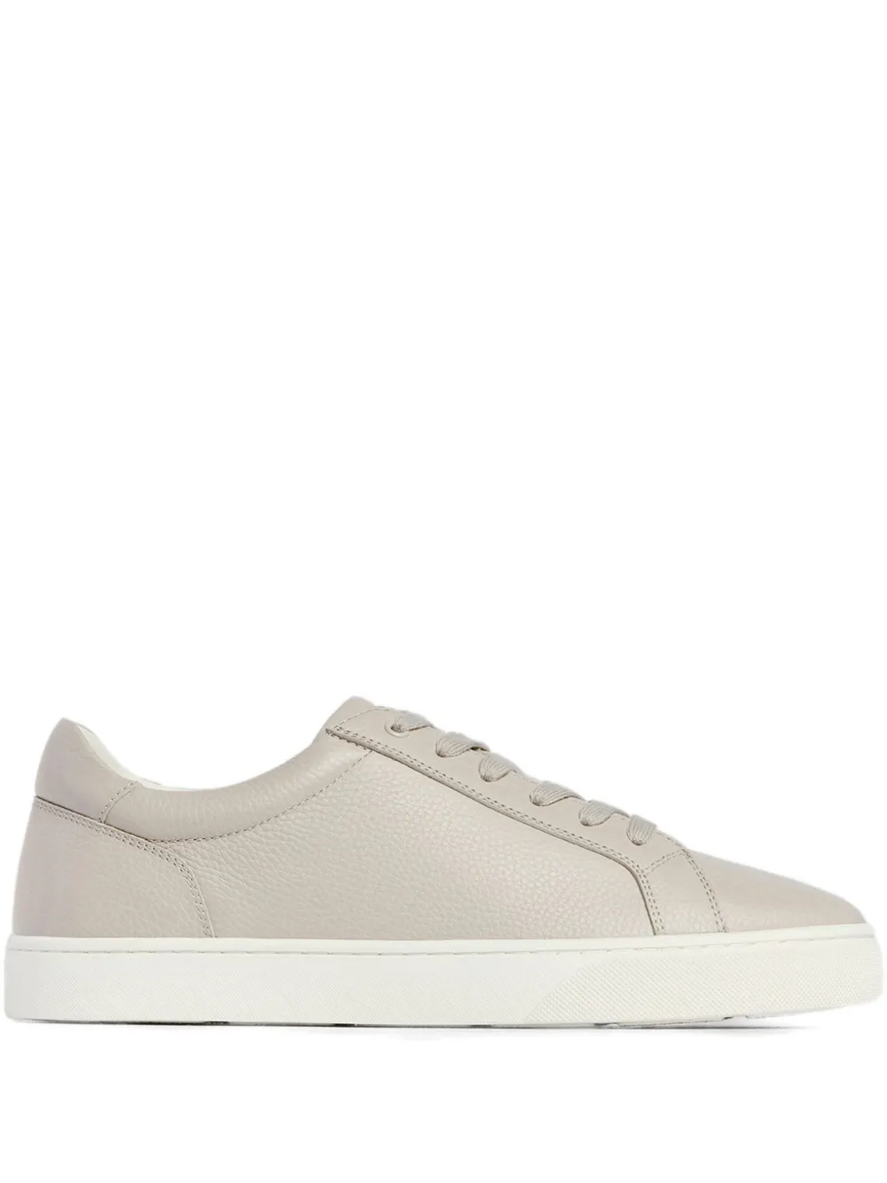 12 Storeez Leather Sneakers In Gray