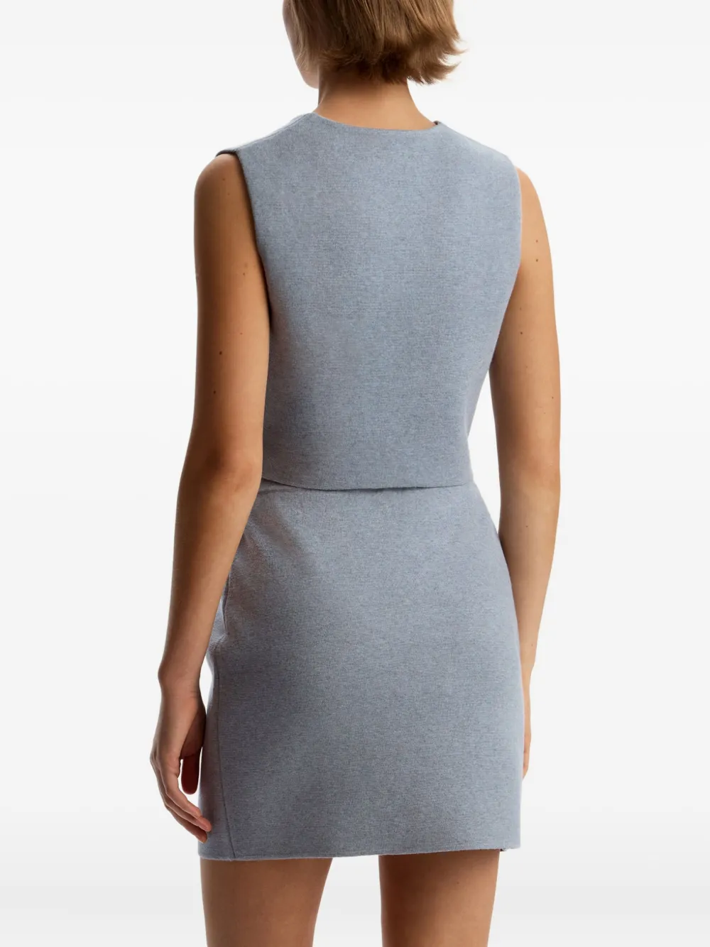 12 STOREEZ Hemd met V-hals Blauw