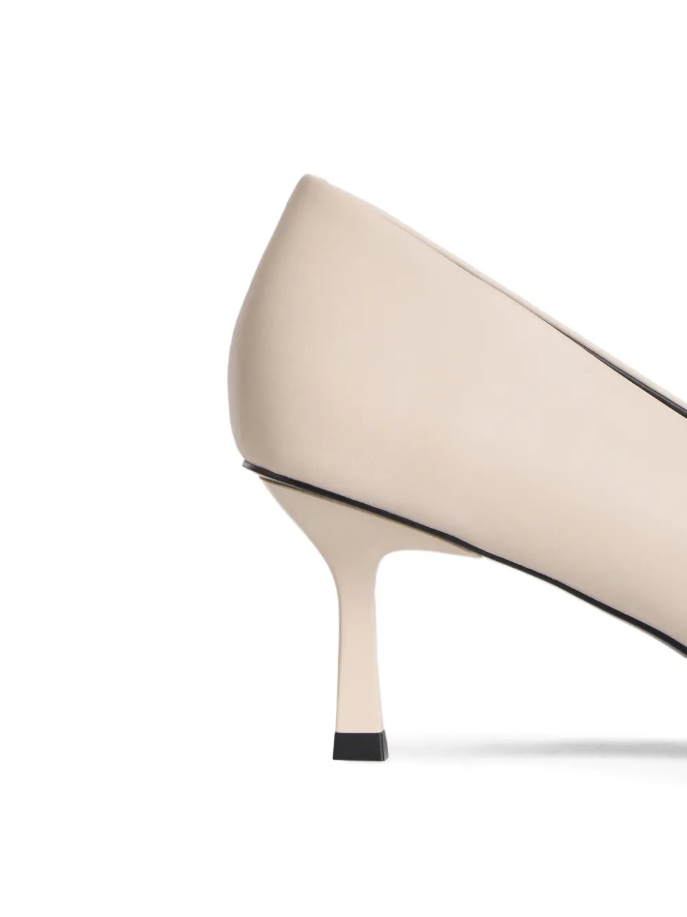 12 Storeez 60mm Leather Pumps In Multi