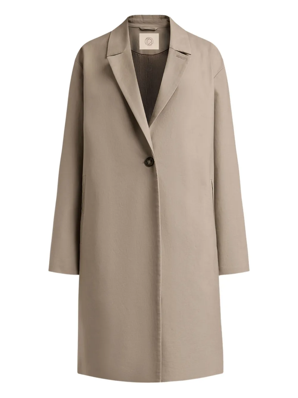12 STOREEZ single-breasted coat | Neutrals | Image 1