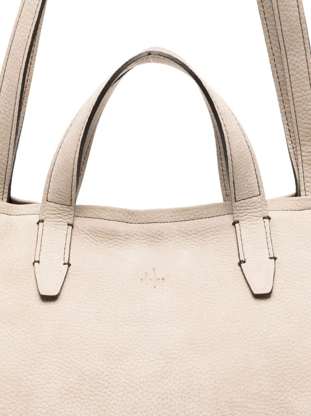 Hags Colette Suede Tote Bag In Neutral