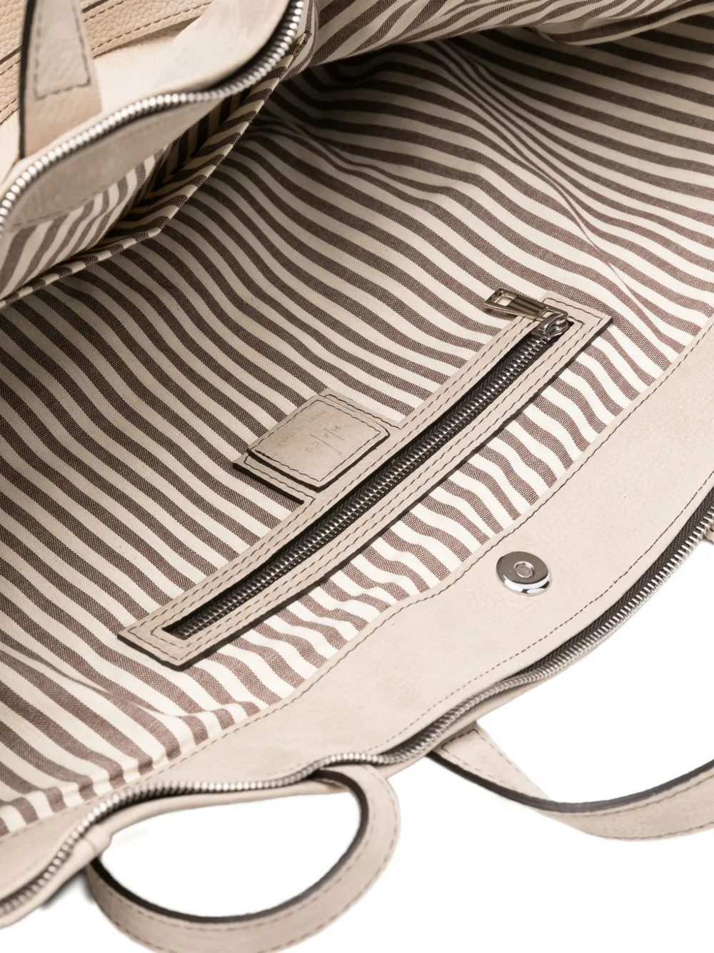 Hags Colette Suede Tote Bag In Neutral