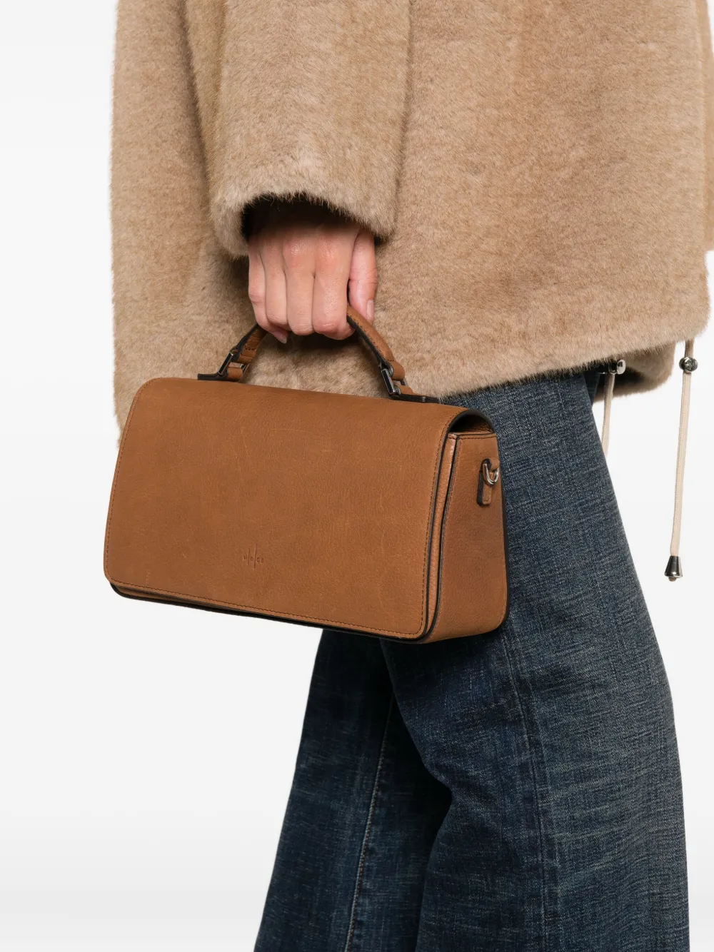 HAGS Leren shopper - Bruin