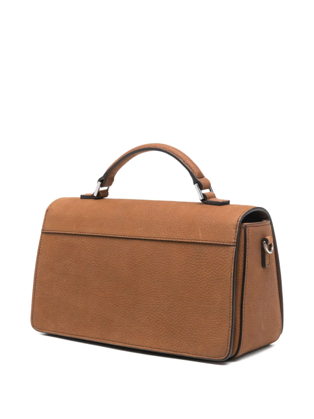 Hags Leather Tote Bag In Brown
