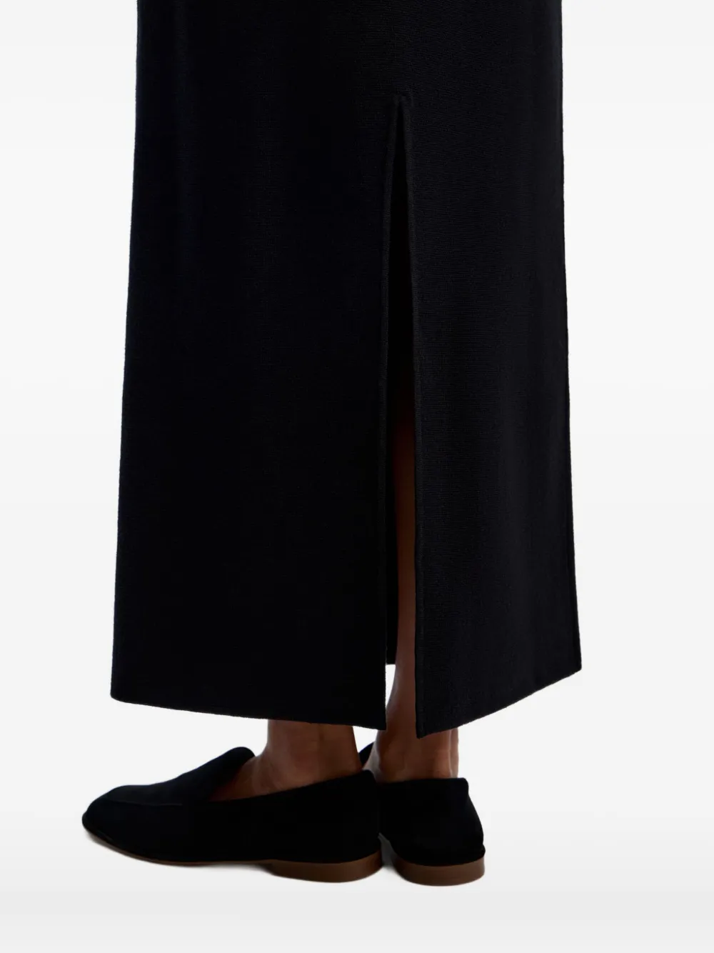 12 Storeez Slit-detailed Maxi Skirt In Animal Print