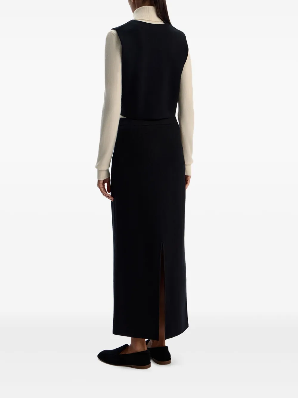 12 Storeez Slit-detailed Maxi Skirt In Animal Print