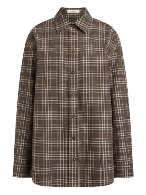 12 STOREEZ checked flannel shirt