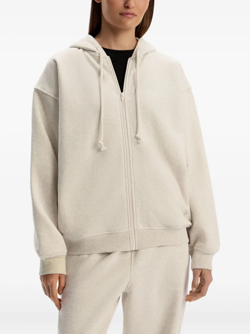 12 STOREEZ Hoodie met rits - Beige