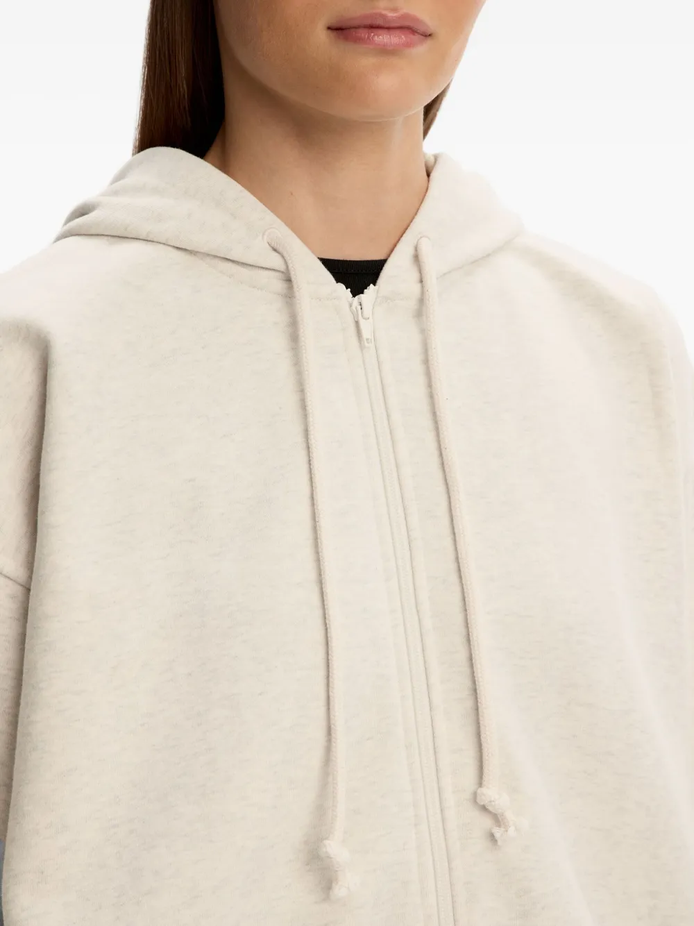 12 STOREEZ Hoodie met rits Beige
