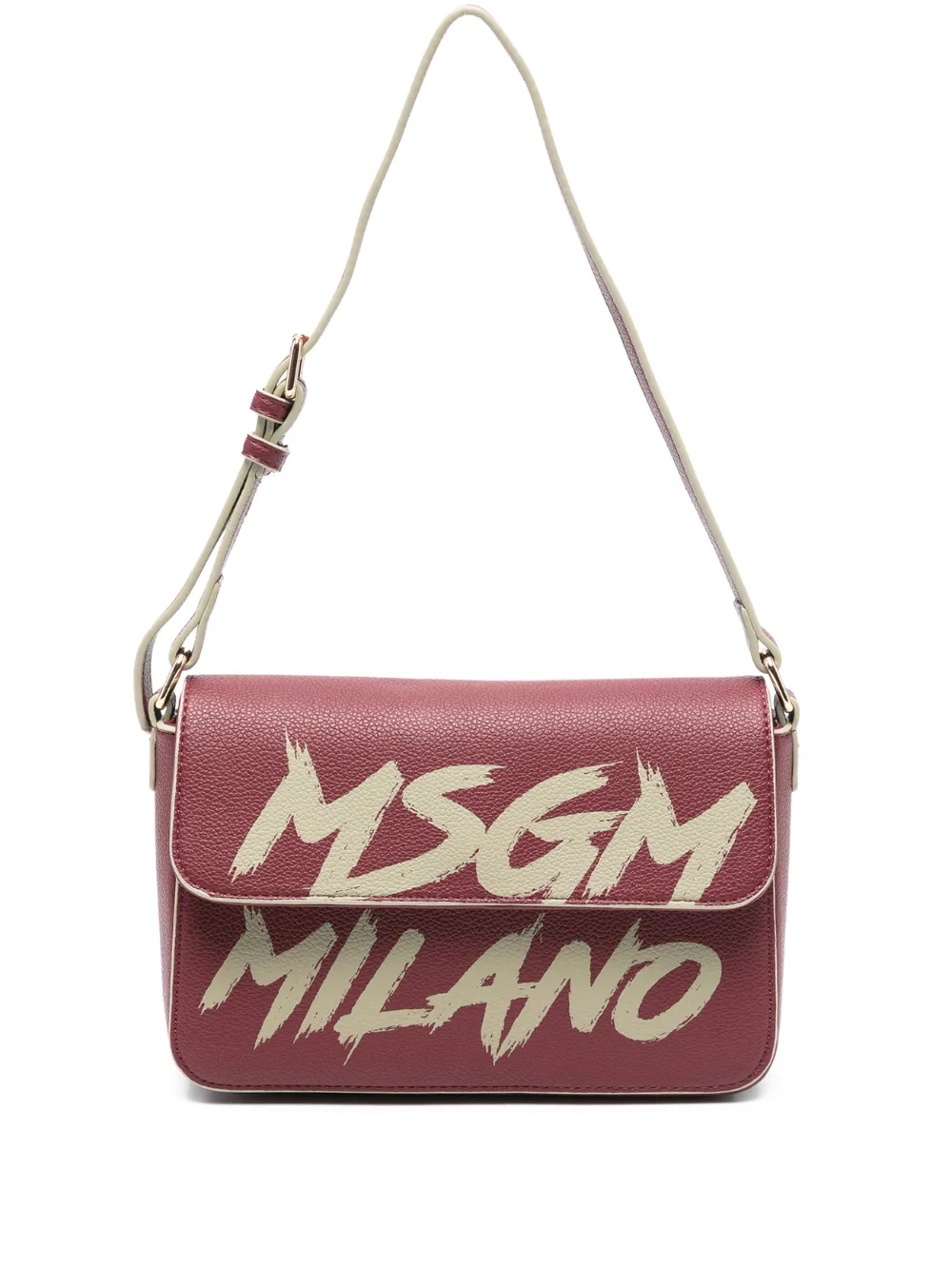 MSGM Kids bolsa con correa con logo | rojo | Image 1