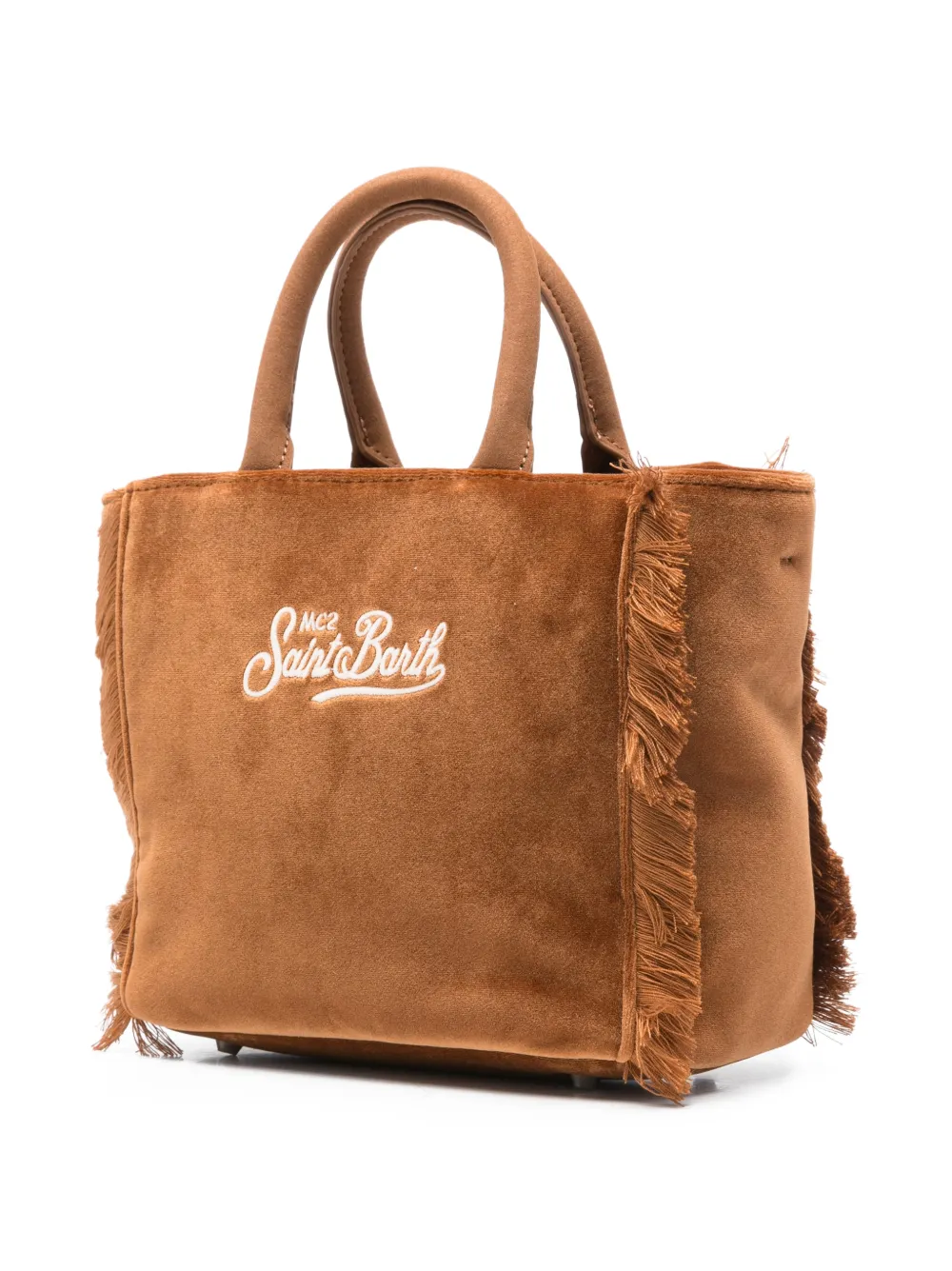 MC2 Saint Barth small Vanity fringed tote bag - Bruin