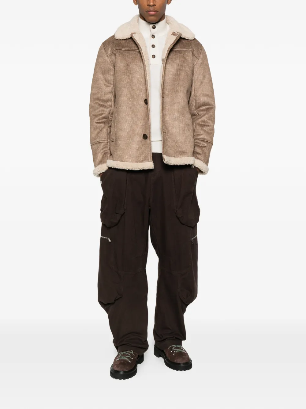 MC2 Saint Barth shearling collar coat | Single Breasted Coats | Image 2