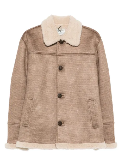 MC2 Saint Barth shearling collar coat