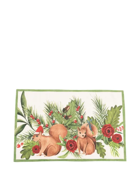 TESSITURA TOSCANA TELERIE alfombrilla decorativa Nutnook pequeña (52 cm 80 cm)