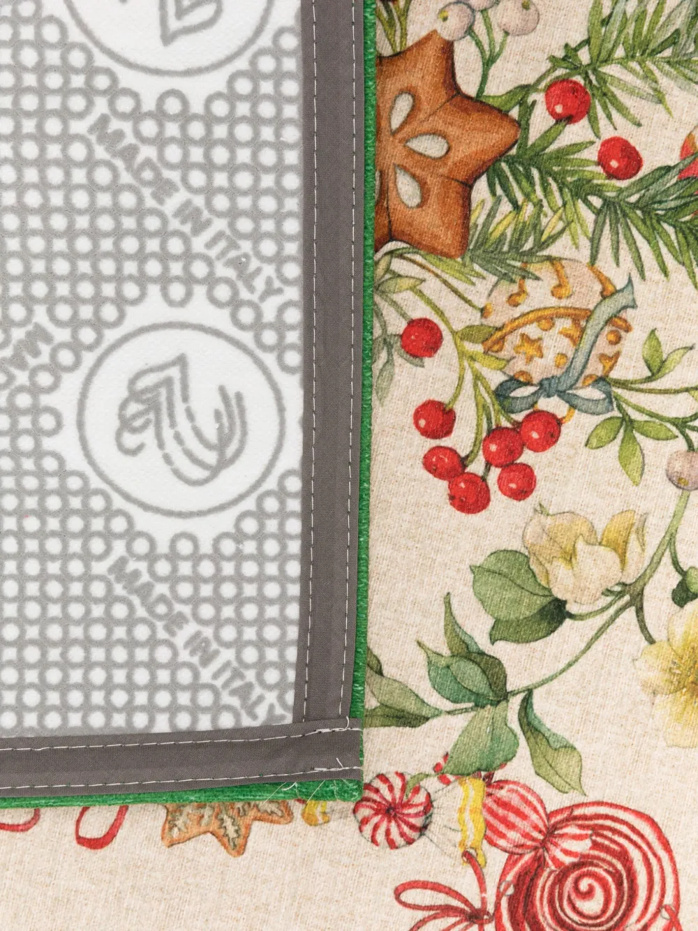 Tessitura Toscana Telerie Marzapepe Gingerbread-floral Rugs (53cmx80cm) In Neutral