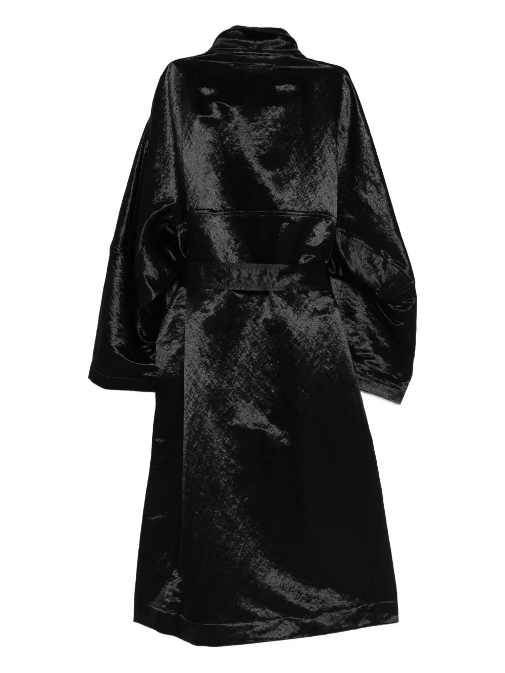 Christian Wijnants Cuvanak Belted Coat In Black