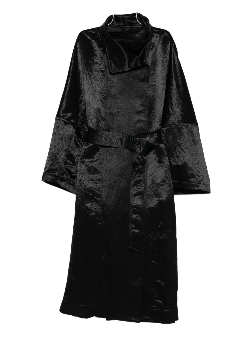 Christian Wijnants Cuvanak Belted Coat In Black