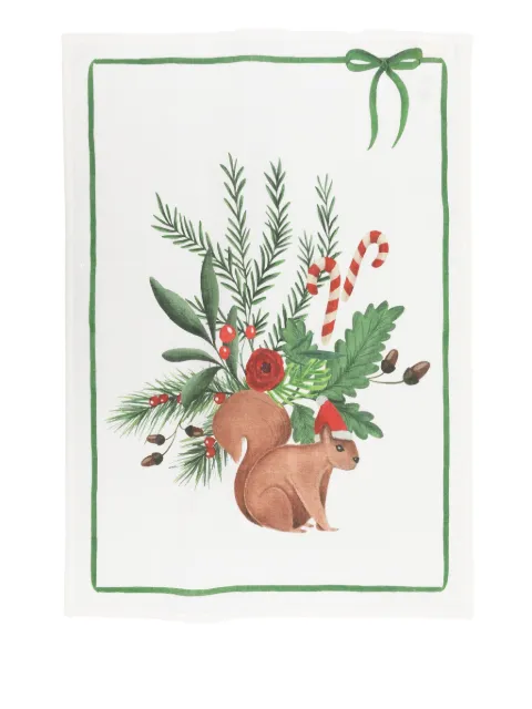 TESSITURA TOSCANA TELERIE Marzape christmas-print tableware (70cm x 50cm)