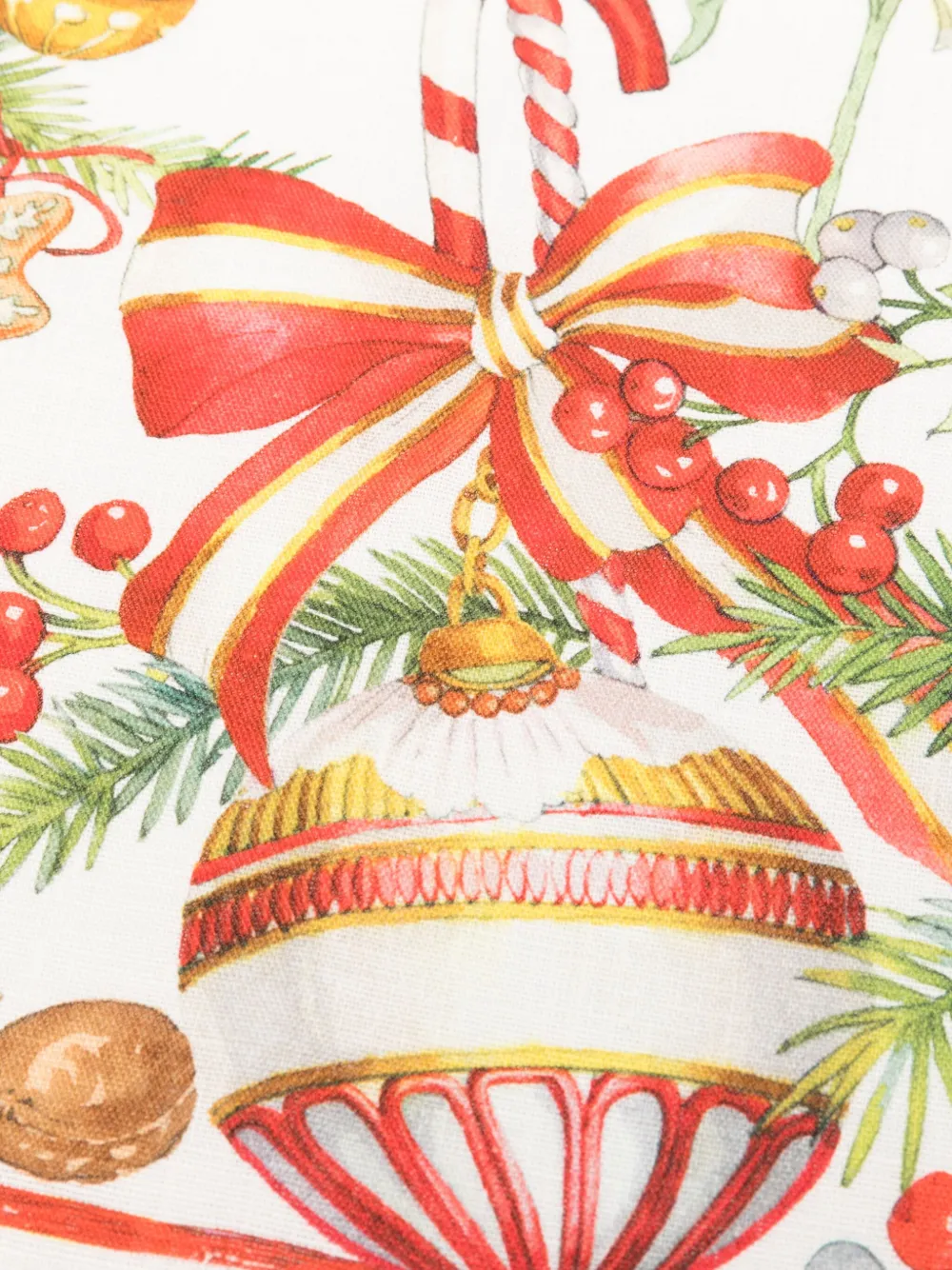 TESSITURA TOSCANA TELERIE Marzape christmas-print tableware (70cm x 50cm) | Tableware | Image 2