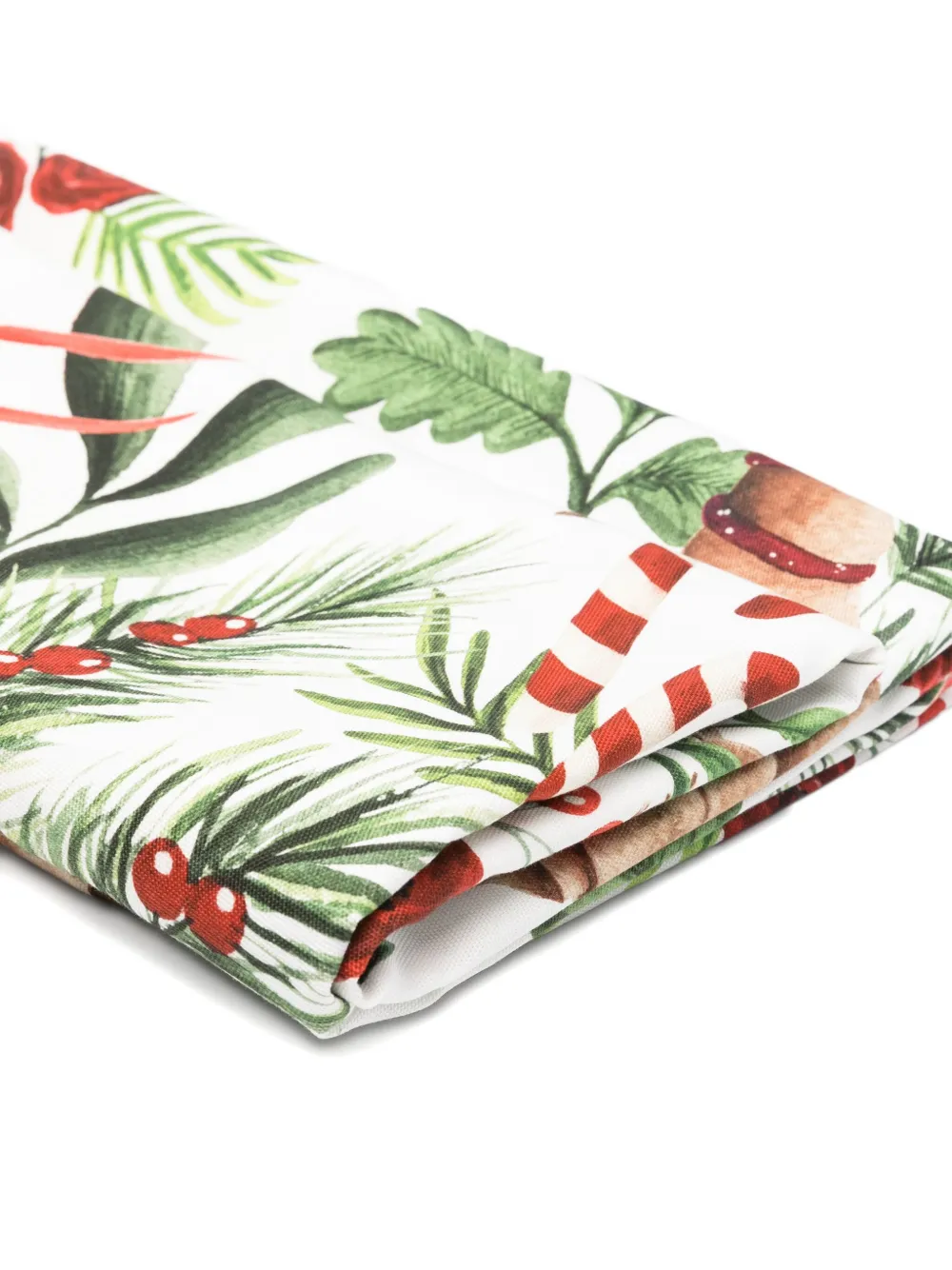 TESSITURA TOSCANA TELERIE Marzape christmas-print tableware (170cm x 270cm) | Tableware | Image 2